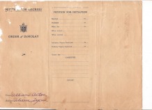 1923 Allan Actou Petition